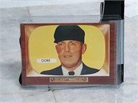 Qty (5) 1955 Bownmen Baseball Cards