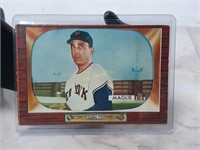 1955 Bowmen Baseball Card #95 Sal Maglie