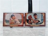 Qty (10) 1955 Bowman Baseball Cards