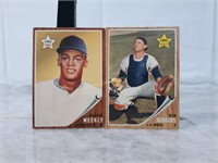 Qty (12) Assorted 1962 Topps Baseball Cards