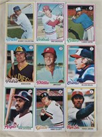 Qty (31) Assorted 1978 Topps Baseball Cards