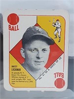 1951 Topps Red Backs Card #41 Whitney Lockman