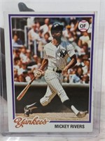 1978 Topps Baseball Card #690 Mickey Rivers