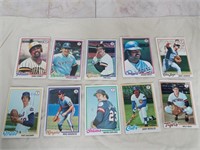Qty (50) 1978 Topps Baseball Cards (#165 - 220)
