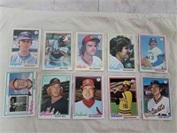 Qty (50) 1978 Topps Baseball Cards (#274 - 328)