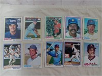 Qty (50) 1978 Topps Baseball Cards (#329 - 383)