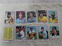 Qty (55) 1978 Topps Baseball Cards (#430 - 488)
