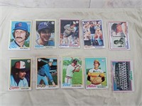Qty (50) 1978 Topps Baseball Cards (#490 - 546)
