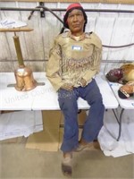 Life size American Indian figure - 6 ft. tall (1 h