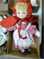 14" Red Riding Hood doll - vinyl head