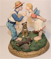 Norman Rockwell " Buttercup " figurine w box