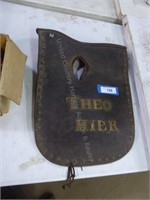 Leather "Theo Chier" display (AS IS - "C" miss