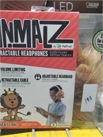 NEWAnmalz Retractable Headphones Lion Adjustable