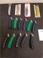 Bulk Lot of 15 Utility Knives / Box Cutters