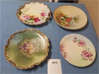 (4) Antique / Vintage Decorative Plates