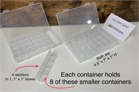 Small Storage Containers (great for beads)