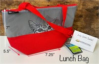"Cat" Zippered Lunch Bag