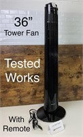 36" Tower Fan w. Remote