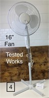 3 Speed 16" Oscillating Stand Fan