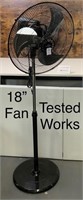 18" Oscillating Stand Fan (2 speed)