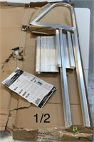 Angled Aluminum Ladder (missing hardware)
