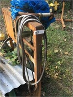 Steel Cart & Scrap Metal in 2 piles