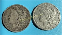 1899-O & 1902-P Morgan Dollars