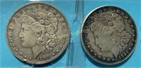 1890-O & 1921-P Morgan Dollars