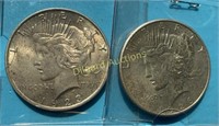 1923-P & 26-S Peace Dollars
