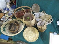 Job Lot of Wicker Baskets