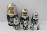 Dallas Cowboy Nesting Dolls