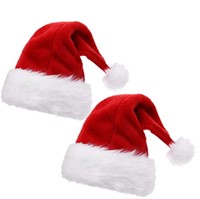 120-147 2pcs Children Christmas Santa Hat