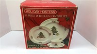 (16) piece Holiday Hostess porcelain dinner set