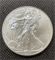 2011 Uncirculated 1oz Silver American Eagle