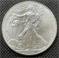 2011 Uncirculated 1 Oz Fine Silver American Eagle
