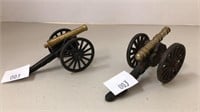 (2) cast iron cannons MPCO