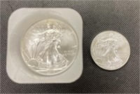 (20) 2013 Uncirculated 1 Ounce American Silver