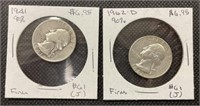 1941, 1962 Quarters