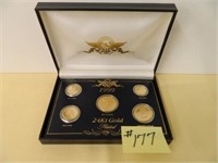 1999 24kt Gold Plated Year Set