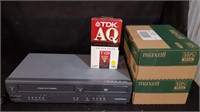 20 VHS Tapes NIB and DVD/VCR