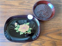 lacquerware Japan lot ot 2