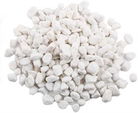 White Pebbles for Plants Garden Vases-3 lb