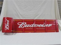 BUDWEISER STORE DISPLAY SLED,  5FT