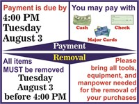 PAYMENT - REMOVAL