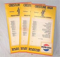 60s Crestline HS wrestling schedule- Pepsi