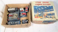 MAR Toys- steam Engine & accessories- VG condition