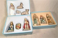 vintage porcelain nativity