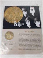 THE BEATLES  COMMEMORATIVE LIMITED EDITION COIN