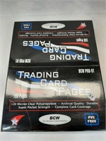 BCW 120 PAGES  TRADING CARD HOLDERS  PVC FREE