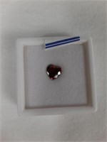 NATURAL CAMBODIA RUBY 8 X 8 X 5MM HEART CUT